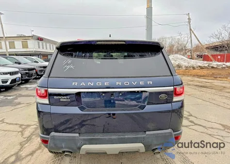 2016 Land Rover Range Rover Sport Hse z USA, uszkodzony, nr VIN SALWR2VF1GA552189